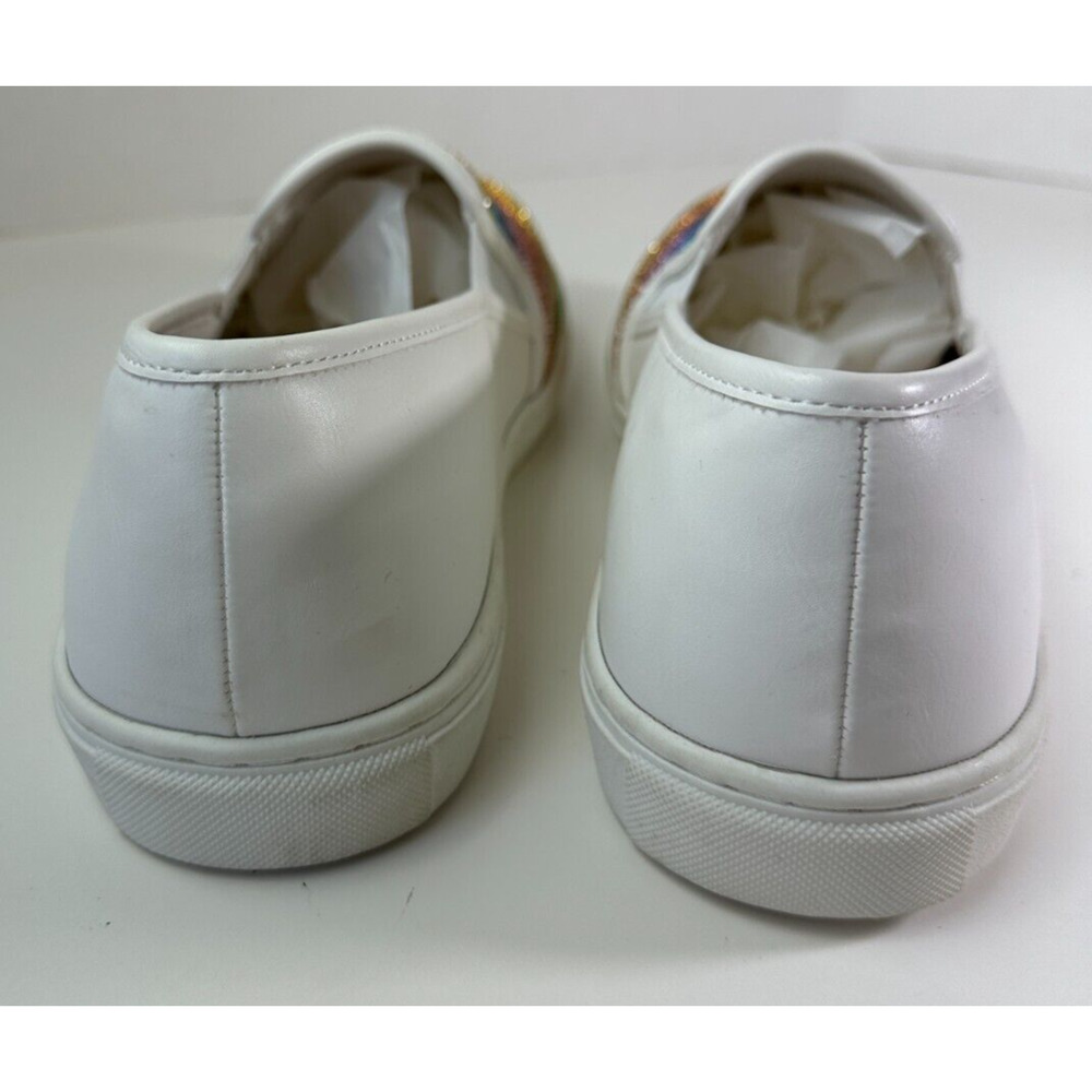 Torrid Embellished Slip On Sneakers Celebrate Love Rainbow Shoes Women's Size 9W - Picture 6 of 15